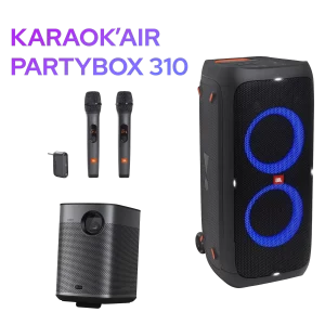 karaoké pack JLB PARTYBOX 310 location sonorisation haut parleur air sound lausanne