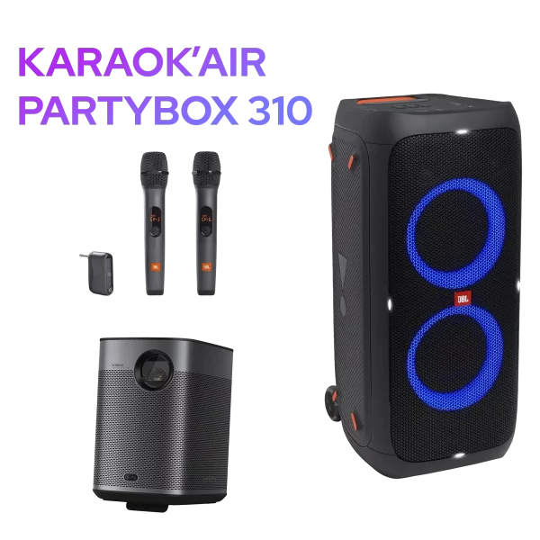 karaoké pack JLB PARTYBOX 310 location sonorisation haut parleur air sound lausanne