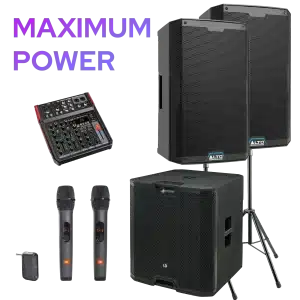 pack ACTIF ALTO maximum power location sonorisation haut parleur air sound lausanne