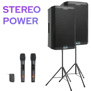 pack ACTIF ALTO stereo power location sonorisation haut parleur air sound lausanne