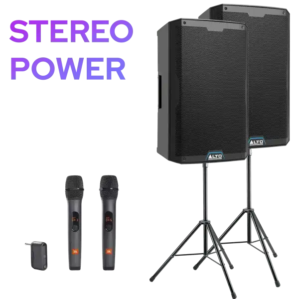 pack ACTIF ALTO stereo power location sonorisation haut parleur air sound lausanne