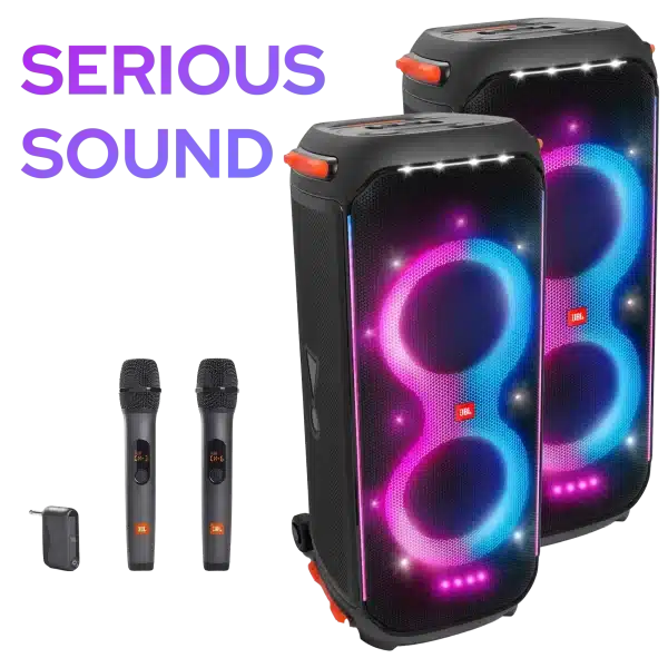 pack SERIOUS SOUND jbl 710 location sono haut parleur air sound lausanne