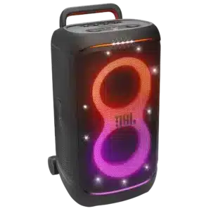Enceinte JBL PartyBox 520 en location à Lausanne – sono portable puissante avec effets lumineux et batterie longue durée