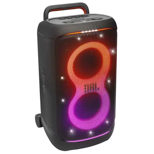 Enceinte JBL PartyBox 520 en location à Lausanne – sono portable puissante avec effets lumineux et batterie longue durée