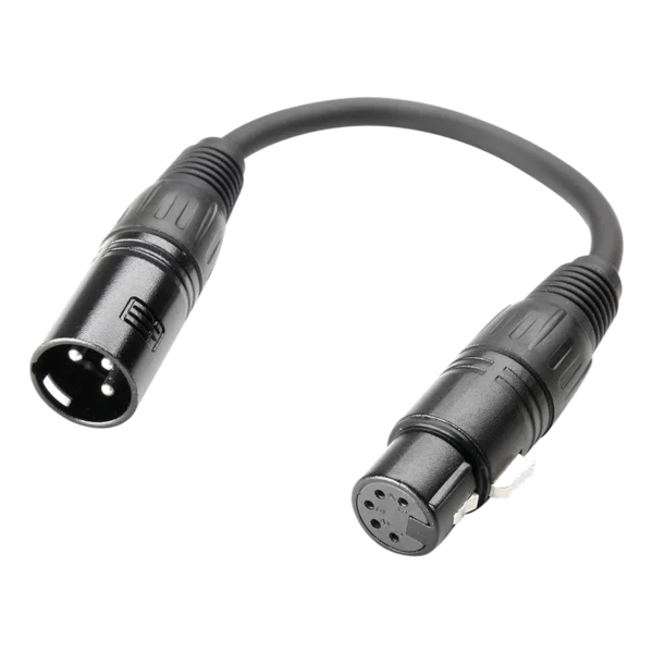 Câble DMX 3 broches XLR pour pilotage lumière scénique, location à Lausanne — AirSound