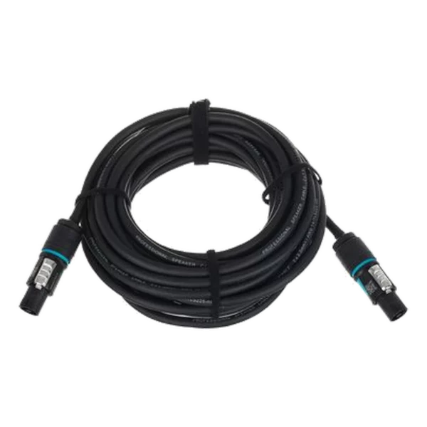 Câble Speakon NL2 haut-parleur 10 mètres section 2x2,5 mm² pour ampli pro, location à Lausanne — AirSound