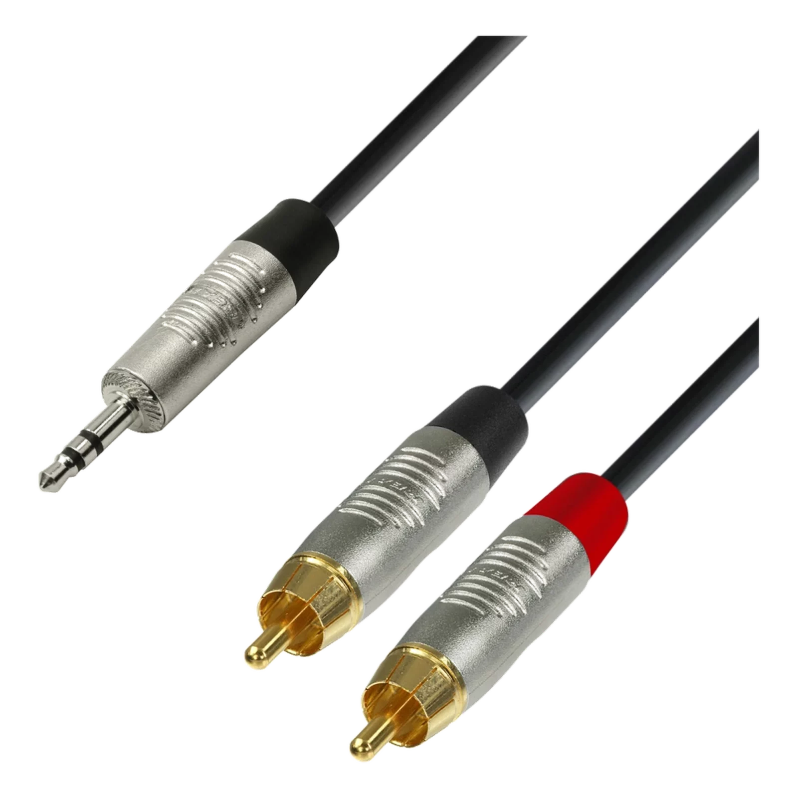Câble Y minijack 3,5 mm → 2× RCA 6 m