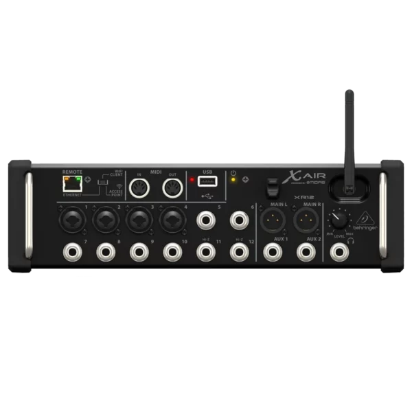 Console de mixage numérique Behringer X AIR XR12 12 voies, location pour live et conférence à Lausanne — AirSound