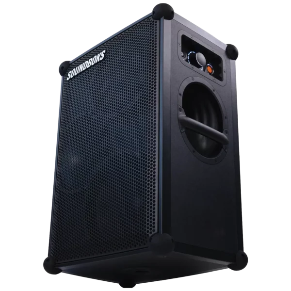 Enceinte portable Soundboks 4 Bluetooth 126 dB sur batterie, location sonorisation pour soirée et événement à Lausanne — AirSound