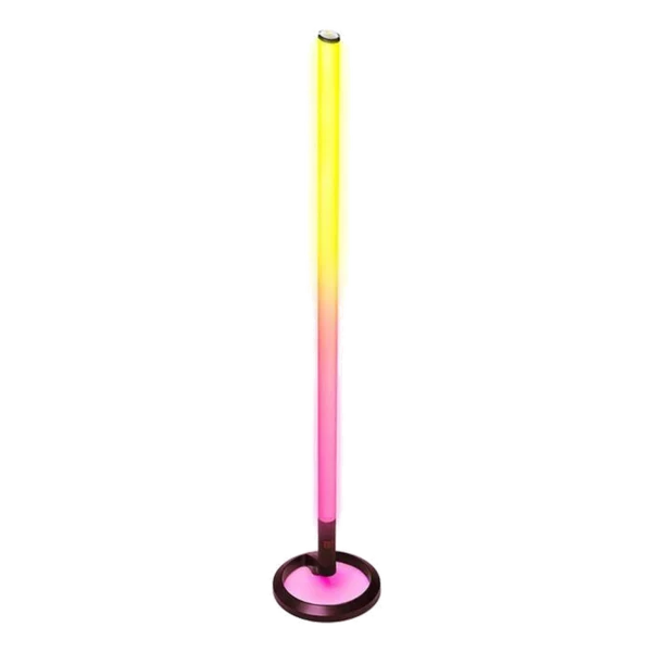 JBL PartyLight Stick allumé en gradient jaune-rose, barre lumineuse 183 LED RGB sur pied — location à Lausanne — AirSound
