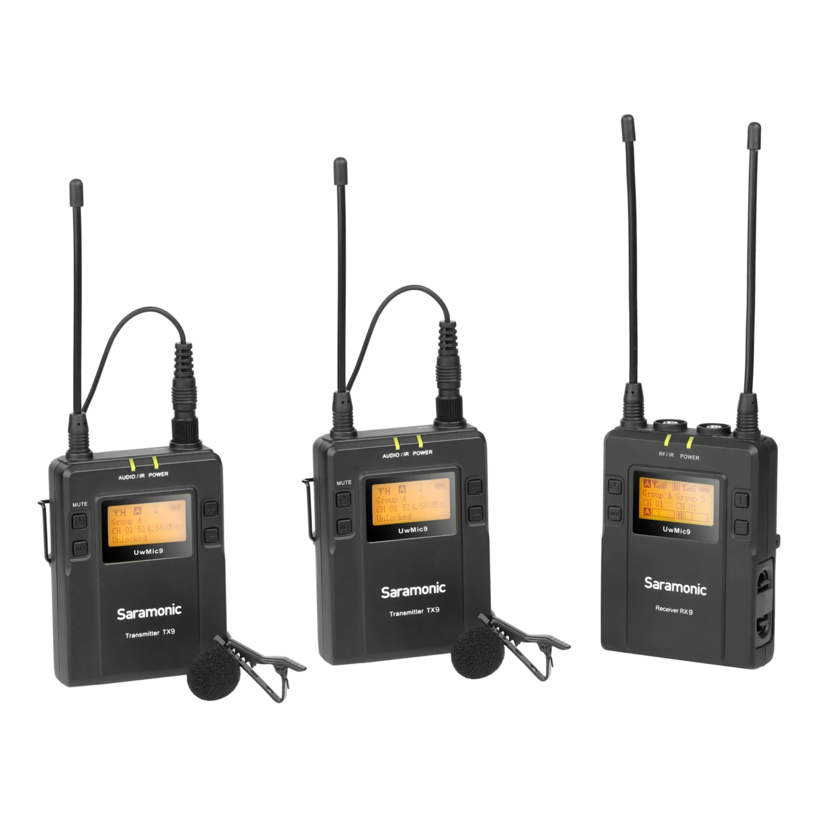 Saramonic UwMic9 (kit double HF UHF)