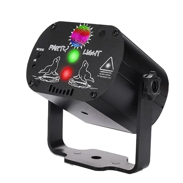 Lumière laser LED multicolore pour soirée et anniversaire, location éclairage festif à Lausanne et région — AirSound