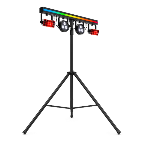Pack lumière DJ Chauvet GigBAR 3 ILS avec 2 derbies, 6 PAR LED et strip LED, location pour mariage et anniversaire à Lausanne — AirSound