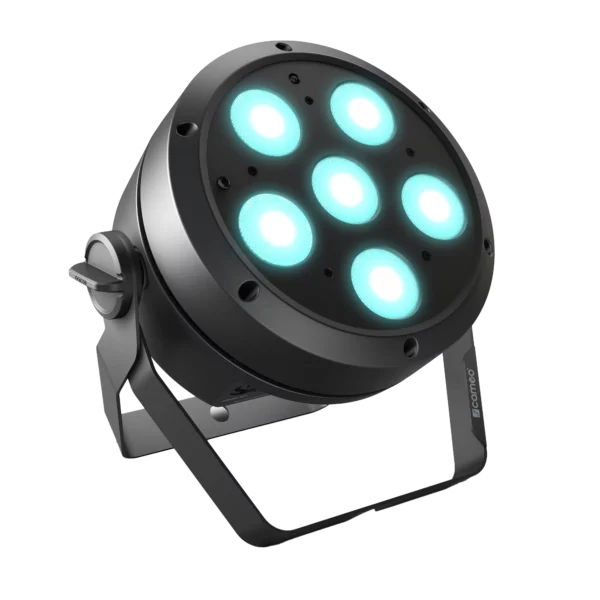 Projecteur PAR LED Cameo ROOT PAR 6 RGBWA+UV, location éclairage scénique pour événement à Lausanne — AirSound