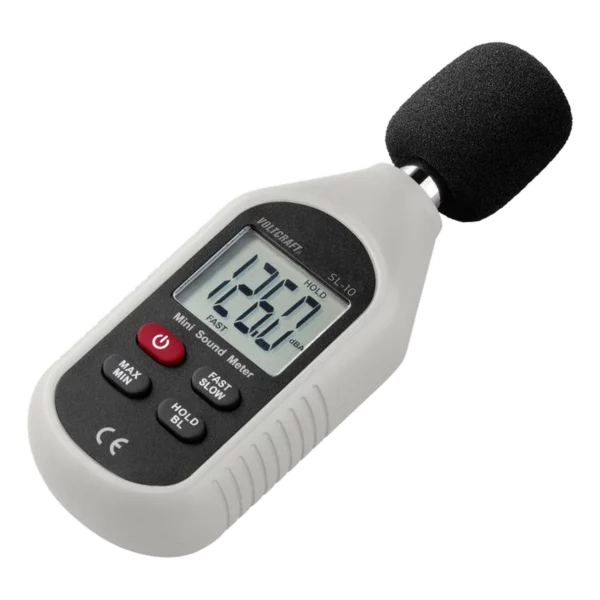 Sonomètre numérique Voltcraft SL-10 30-130 dB pour mesure SPL événement, location à Lausanne — AirSound