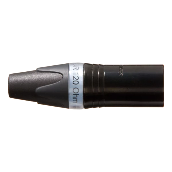 Terminator DMX 3-pin Cordial CIT-3 fin de chaîne, location pour pilotage lumière à Lausanne — AirSound