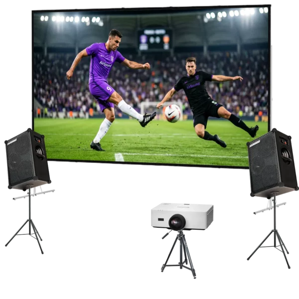 Pack Fan Zone Pro AirSound : grand écran match + son stéréo