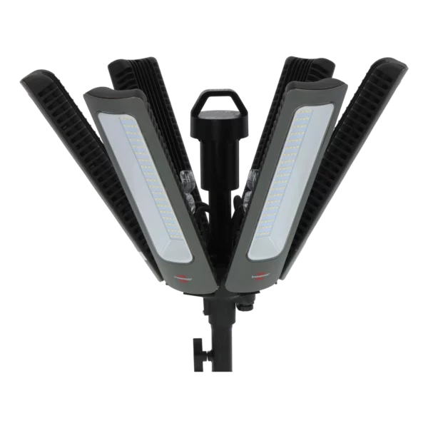 Projecteur LED de chantier Brennenstuhl R42050 42 000 lumens à 6 têtes orientables, location à Lausanne — AirSound