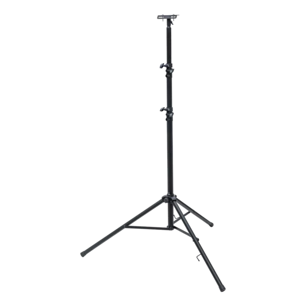 Trépied télescopique 3 m pour projecteurs de chantier, charge 20 kg, location à Lausanne — AirSound